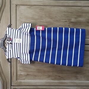 Cute! Blue White Stripe Dress